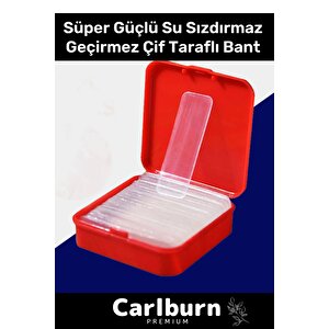 Özel Süper Güçlü Yapışkan Kolay Çıkarılabilir Çok Amaçlı 60 Parça Çift Taraflı Şeffaf Bant 5 Adet