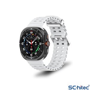 Schitec Watch Ultra Amoled Ekran Waterproof Akıllı Saat 3 Kordonlu Titanyum Grey 47mm