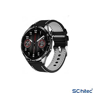 Schitec Gt4 Max Amoled Ekran Android İos Harmonyos Uyumlu Akıllı Saat Siyah