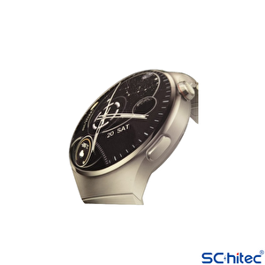 Schitec Watch 4 Pro Amoled Curved Ekran Android İos Harmonyos Uyumlu Akıllı Saat Siyah