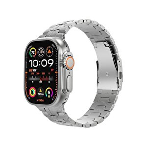 Watch Ultra 2 Amoled Ekran Waterproof 3 Kordonlu Akıllı Saat 1gb Hafıza Titanyum Gümüş