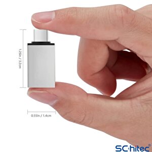 Schitec Type-c To Usba 3.0 Otg Dönüştürücü 10 Adet