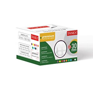 Nokta Etiket 30 Mm 500 Adet Şeffaf