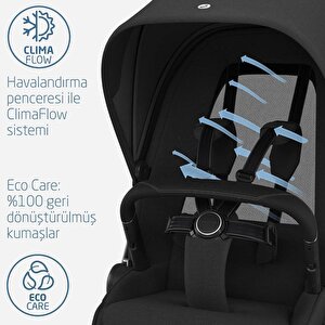 Maxi-cosi Fame-pebble 360 Pro Portbebeli Led Işıklı Entegre Telefon Şarj Üniteli Premium Bebek arabası Twillic Black