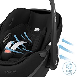 Maxi-cosi Fame-pebble 360 Pro Portbebeli Led Işıklı Entegre Telefon Şarj Üniteli Premium Bebek arabası Twillic Black