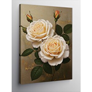 Kanvas Tablo Beyaz Güller 100x140 cm