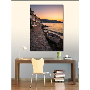 Kanvas Tablo Akşamüstü Sahil Sokakları 70x100 cm