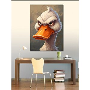 Kanvas Tablo Kızgın Kaz Portresi 70x100 cm