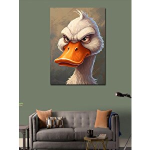 Kanvas Tablo Kızgın Kaz Portresi 70x100 cm