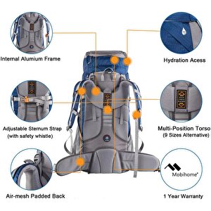Mobihome Hiking Sırt Çantası 60 Litre