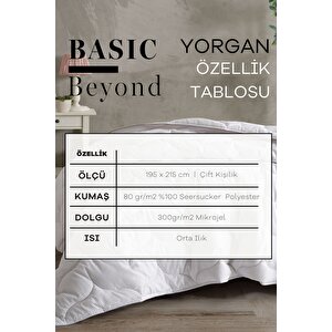 | Basic Beyond | Seersucker Mikrofiber 195 X 215 Çift Kişilik Yorgan