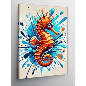Kanvas Tablo Renkli Denizatı 70x100 cm