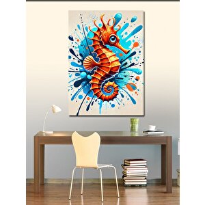 Kanvas Tablo Renkli Denizatı 50x70 cm