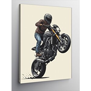 Kanvas Tablo Motor Show Ve Akrobatik 50x70 cm