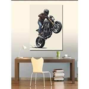 Kanvas Tablo Motor Show Ve Akrobatik 70x100 cm