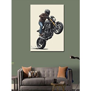 Kanvas Tablo Motor Show Ve Akrobatik 70x100 cm