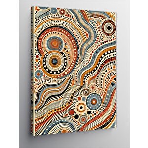 Kanvas Tablo Renkli Soyut Desenler 100x140 cm
