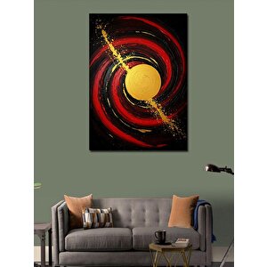 Kanvas Tablo Soyut Spiral Renk Deseni 50x70 cm