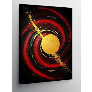 Kanvas Tablo Soyut Spiral Renk Deseni 70x100 cm