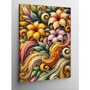 Kanvas Tablo Renkli Soyut Desenler 70x100 cm