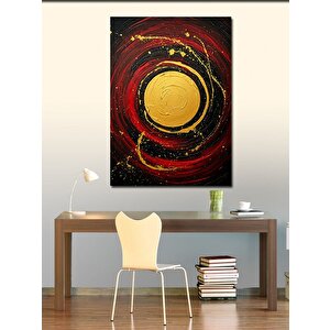 Kanvas Tablo Soyut Renk Dairesi 100x140 cm