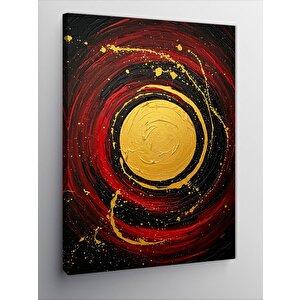 Kanvas Tablo Soyut Renk Dairesi 70x100 cm