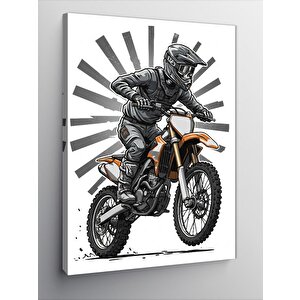Kanvas Tablo Motorsiklet Ve Özgürlük 100x140 cm