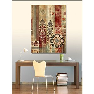 Kanvas Tablo Vintage Desenli Poster 100x140 cm