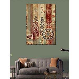 Kanvas Tablo Vintage Desenli Poster 100x140 cm