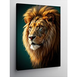Kanvas Tablo Aslanın Asil Bakışı 50x70 cm