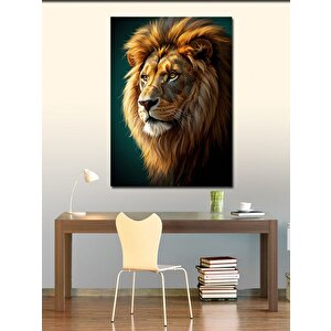 Kanvas Tablo Aslanın Asil Bakışı 50x70 cm