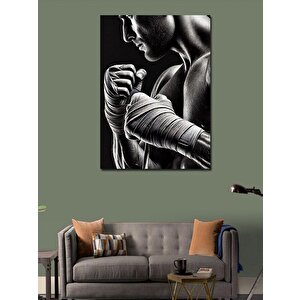 Kanvas Tablo Boksörün Yumrukları 50x70 cm