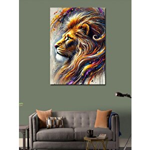 Kanvas Tablo Aslanın Gücü Ve Asalet 50x70 cm