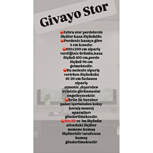 Sütlü Kahve Ithal Bambu Etek Dilimli Stor Zebra Perde