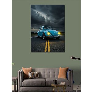 Kanvas Tablo Mavi Vosvos Ve Kasvetli Yolculuk 70x100 cm