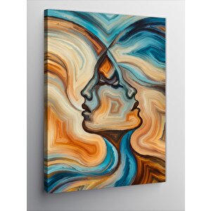 Kanvas Tablo Renklerin Buluşması 50x70 cm