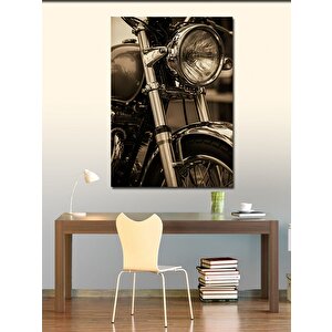 Kanvas Tablo Klasik Motosiklet Ve Vintage Stil 100x140 cm