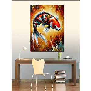 Kanvas Tablo Renkli Japon Balığı 50x70 cm