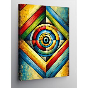 Kanvas Tablo Renkli Soyut Desen 70x100 cm