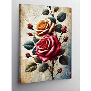 Kanvas Tablo Klasik Güller Tablosu 50x70 cm