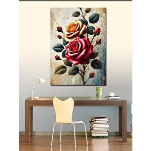 Kanvas Tablo Klasik Güller Tablosu 50x70 cm