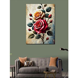 Kanvas Tablo Klasik Güller Tablosu 100x140 cm