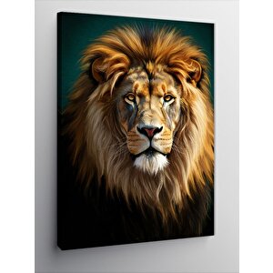 Kanvas Tablo Aslan Portresi 70x100 cm