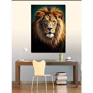 Kanvas Tablo Aslan Portresi 70x100 cm