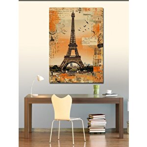 Kanvas Tablo Eyfel Kulesi Posteri 100x140 cm