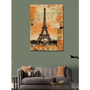 Kanvas Tablo Eyfel Kulesi Posteri 100x140 cm