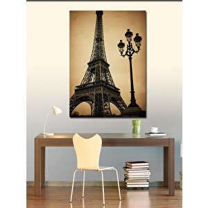 Kanvas Tablo Eyfel Kulesi Ve Zarif Siluet 100x140 cm