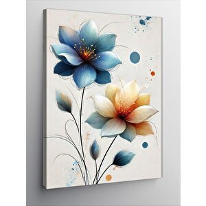 Kanvas Tablo Lotus Çiçeği Ve Doğallık 50x70 cm