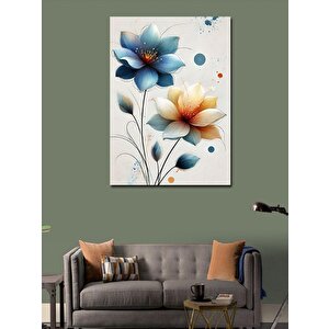 Kanvas Tablo Lotus Çiçeği Ve Doğallık 50x70 cm