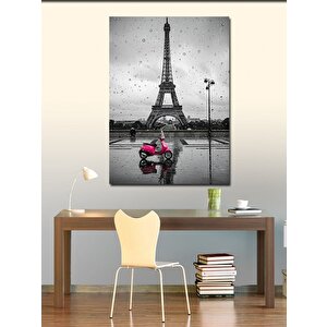 Kanvas Tablo Yağmurda Eyfel Kulesi 70x100 cm